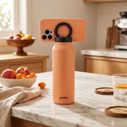 Sundust phone holder bottle tripod used for hands-free cooking and recipes